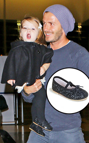 David Beckham, Harper Beckham, BLOCH ballet flats David Beckham, Harper Beckham, BLOCH ballet flats